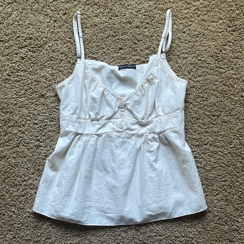 Brandy Melville Tiffany Babydoll Tank Top 🌸